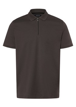 Andrew James Męska koszulka polo Mężczyźni Bawełna antracytowy jednolity ze sklepu vangraaf w kategorii T-shirty męskie - zdjęcie 172111369