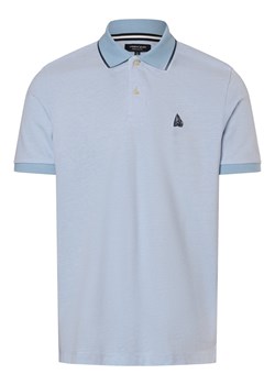 Andrew James Męska koszulka polo Mężczyźni Bawełna jasnoniebieski marmurkowy ze sklepu vangraaf w kategorii T-shirty męskie - zdjęcie 172111377