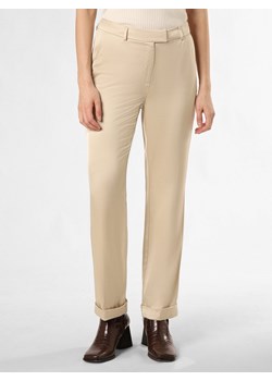comma Spodnie Kobiety wiskoza piaskowy jednolity ze sklepu vangraaf w kategorii Spodnie damskie - zdjęcie 172111387