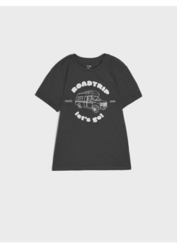 Sinsay - Koszulka z nadrukiem - szary ze sklepu Sinsay w kategorii T-shirty chłopięce - zdjęcie 172114448