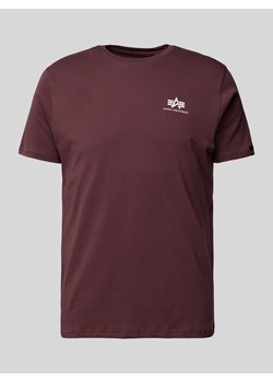 T-shirt z nadrukiem z logo model ‘BASIC’ ze sklepu Peek&Cloppenburg  w kategorii T-shirty męskie - zdjęcie 172115087