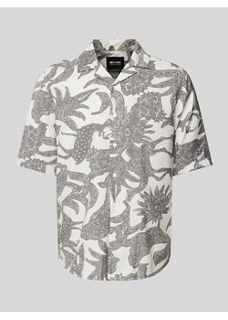 Koszula casualowa o kroju relaxed fit z nadrukiem z motywem na całej powierzchni ze sklepu Peek&Cloppenburg  w kategorii Koszule męskie - zdjęcie 172115155