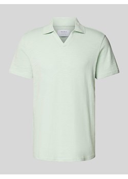 Koszulka polo o kroju regular fit z dekoltem w serek ze sklepu Peek&Cloppenburg  w kategorii T-shirty męskie - zdjęcie 172115437