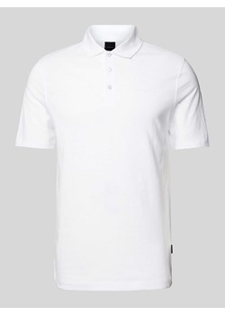 Koszulka polo o kroju slim fit w jednolitym kolorze ze sklepu Peek&Cloppenburg  w kategorii T-shirty męskie - zdjęcie 172115576