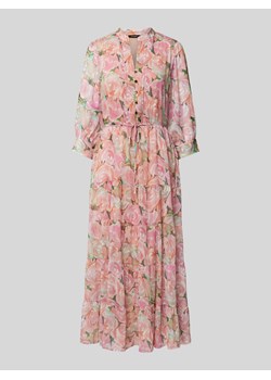 Długa sukienka z kwiatowym nadrukiem na całej powierzchni ze sklepu Peek&Cloppenburg  w kategorii Sukienki - zdjęcie 172115588
