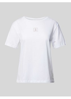 T-shirt z wyhaftowanym logo model ‘MAARLA’ ze sklepu Peek&Cloppenburg  w kategorii Bluzki damskie - zdjęcie 172115748