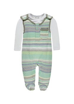 Chłopięcy śpioch + bluzka z długim rękawem zielony ze sklepu 5.10.15 w kategorii Komplety niemowlęce - zdjęcie 172115917