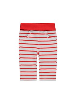 Spodnie dresowe dziecięce biało-czerwone paski ze sklepu 5.10.15 w kategorii Spodnie i półśpiochy - zdjęcie 172115919