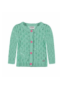 Sweter dziewczęcy rozpinany zielony ze sklepu 5.10.15 w kategorii Bluzy i swetry - zdjęcie 172115998