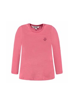 Dziewczęca bluzka z długim rękawem różowa ze sklepu 5.10.15 w kategorii Kaftaniki i bluzki - zdjęcie 172115999