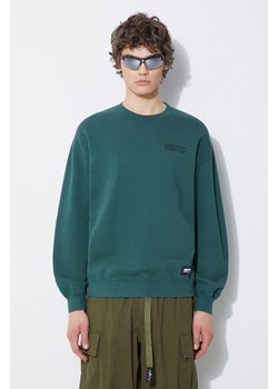 NEIGHBORHOOD bluza bawełniana Plain męska kolor zielony z aplikacją 241FPNH.CSM01 ze sklepu PRM w kategorii Bluzy męskie - zdjęcie 172118838