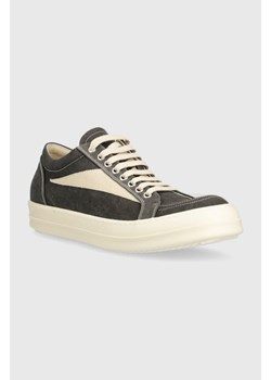 Rick Owens tenisówki Denim Shoes Vintage Sneaks męskie kolor szary DU01D1803.SCFLVS.7811 ze sklepu PRM w kategorii Trampki męskie - zdjęcie 172118947