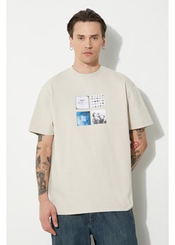 Ader Error t-shirt Tee męski kolor beżowy z nadrukiem BN01SSTS0107 ze sklepu PRM w kategorii T-shirty męskie - zdjęcie 172119217