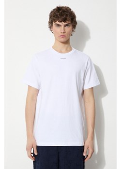 Maharishi t-shirt bawełniany Micro Maharishi męski kolor biały gładki 1307.WHITE ze sklepu PRM w kategorii T-shirty męskie - zdjęcie 172119229