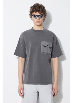 Manastash t-shirt bawełniany Disarmed męski kolor szary gładki 7924135002 ze sklepu PRM w kategorii T-shirty męskie - zdjęcie 172119237
