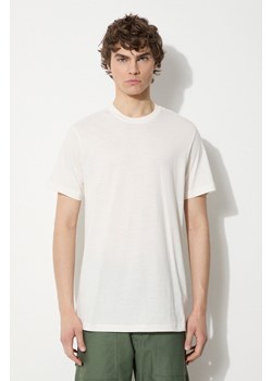 Filson t-shirt bawełniany Ranger Solid męski kolor beżowy gładki FMTEE0001 ze sklepu PRM w kategorii T-shirty męskie - zdjęcie 172119245
