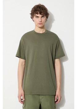 Filson t-shirt bawełniany Ranger Solid męski kolor zielony gładki FMTEE0001 ze sklepu PRM w kategorii T-shirty męskie - zdjęcie 172119247