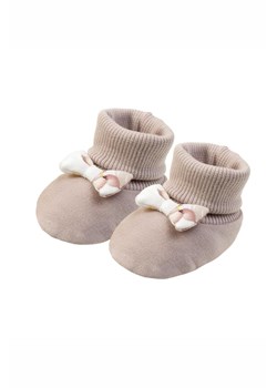 Buciki bawełniane beżowe z kokardkami ze sklepu 5.10.15 w kategorii Buciki niemowlęce - zdjęcie 172122077