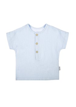 Bluzka z krótkim rękawem typu kimono dla chłopca beżowa ze sklepu 5.10.15 w kategorii T-shirty chłopięce - zdjęcie 172122128