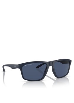 Okulary przeciwsłoneczne Armani Exchange 0AX4122S 818180 Matte Blue/Dark Blue ze sklepu eobuwie.pl w kategorii Okulary przeciwsłoneczne męskie - zdjęcie 172125007