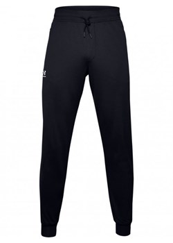 Męskie spodnie treningowe UNDER ARMOUR SPORTSTYLE TRICOT JOGGER - czarne ze sklepu Sportstylestory.com w kategorii Spodnie męskie - zdjęcie 172126116