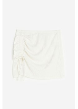 H & M - Spódniczka plażowa ze sznurkiem - Biały ze sklepu H&M w kategorii Odzież plażowa - zdjęcie 172126139