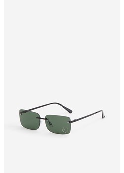 H & M - Prostokątne okulary przeciwsłoneczne - Czarny ze sklepu H&M w kategorii Okulary przeciwsłoneczne damskie - zdjęcie 172126208