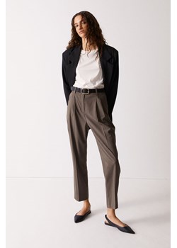 H & M - Spodnie do kostki - Beżowy ze sklepu H&M w kategorii Spodnie damskie - zdjęcie 172126225
