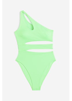 H & M - Kostium kąpielowy z wycięciem High-leg - Zielony ze sklepu H&M w kategorii Stroje kąpielowe - zdjęcie 172126255