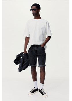 H & M - Szorty dżinsowe Slim - Czarny ze sklepu H&M w kategorii Spodenki męskie - zdjęcie 172126265