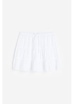 H & M - Falbaniasta spódnica mini - Biały ze sklepu H&M w kategorii Spódnice - zdjęcie 172126275
