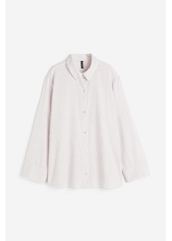 H & M - Koszula z domieszką lnu - Fioletowy ze sklepu H&M w kategorii Koszule damskie - zdjęcie 172126316