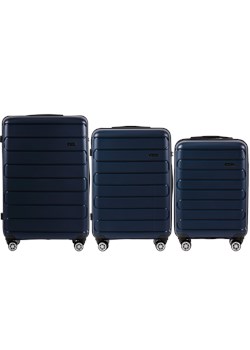 Zestaw 3 walizek Wings Ibis – polipropylen BLUE ze sklepu WINGS w kategorii Walizki - zdjęcie 172128528