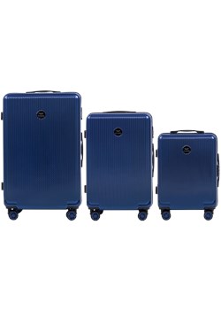 Zestaw 3 walizek Wings PC African Eagle DARK BLUE ze sklepu WINGS w kategorii Walizki - zdjęcie 172129445