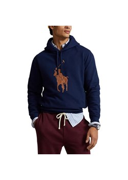 Bluza Ralph Lauren brązowe skórzane  logo granatowa DM ze sklepu Moda Męska w kategorii Bluzy męskie - zdjęcie 172129908