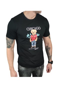 T-shirt Ralph Lauren czarny Bear Chicago DM ze sklepu Moda Męska w kategorii T-shirty męskie - zdjęcie 172129969
