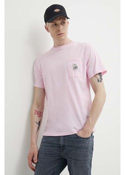 Kaotiko t-shirt bawełniany kolor różowy z aplikacją ze sklepu ANSWEAR.com w kategorii T-shirty męskie - zdjęcie 172130795