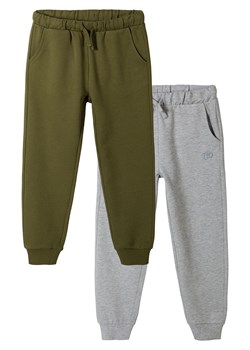 2pak spodni dresowych dla chłopca - szare i khaki - Limited Edition ze sklepu 5.10.15 w kategorii Spodnie chłopięce - zdjęcie 172133455