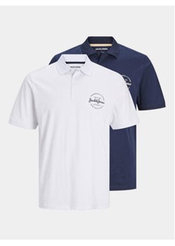 Jack&Jones Komplet 2 koszulek polo Forest 12256945 Kolorowy Standard Fit ze sklepu MODIVO w kategorii T-shirty męskie - zdjęcie 172133569