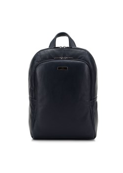 Męski plecak na laptopa 13”/14” skórzany zaokrąglony ze sklepu WITTCHEN w kategorii Plecaki - zdjęcie 172133998
