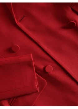 Reserved - Długa dwurzędowa marynarka - czerwony ze sklepu Reserved w kategorii Marynarki damskie - zdjęcie 172134617