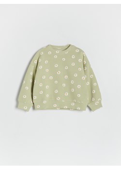 Reserved - Wzorzysta bluza - jasnozielony ze sklepu Reserved w kategorii Bluzy i swetry - zdjęcie 172135257