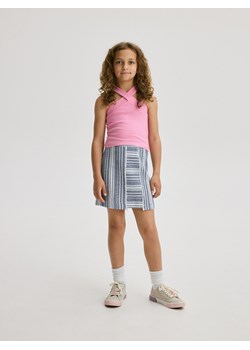 Reserved - Bawełniana spódnica w paski - wielobarwny ze sklepu Reserved w kategorii Spódnice dziewczęce - zdjęcie 172135266