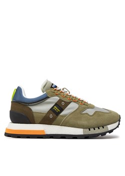 Sneakersy Blauer S4HERON02/RIS Khaki ze sklepu eobuwie.pl w kategorii Buty sportowe męskie - zdjęcie 172136069