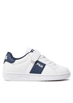 Sneakersy Fila Crosscourt Line Velcro Kids FFK0184 Biały ze sklepu eobuwie.pl w kategorii Buty sportowe dziecięce - zdjęcie 172136107