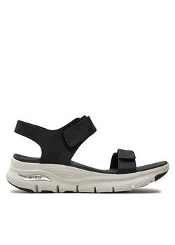 Sandały Skechers Arch Fit-Touristy 119247/BLK Czarny ze sklepu eobuwie.pl w kategorii Sandały damskie - zdjęcie 172136195