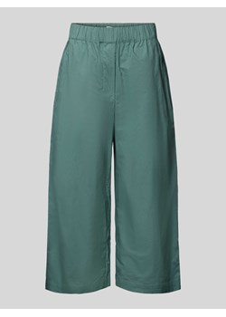 Spodnie o skróconym kroju z elastycznym pasem ze sklepu Peek&Cloppenburg  w kategorii Spodnie damskie - zdjęcie 172136805