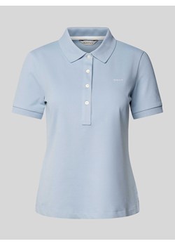 Koszulka polo o kroju regular fit w jednolitym kolorze ze sklepu Peek&Cloppenburg  w kategorii Bluzki damskie - zdjęcie 172136866