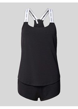 Piżama z detalami z logo model ‘CARRIE’ ze sklepu Peek&Cloppenburg  w kategorii Piżamy damskie - zdjęcie 172136868