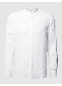 Koszula casualowa z lnu ze stójką ze sklepu Peek&Cloppenburg  w kategorii Koszule męskie - zdjęcie 172136926